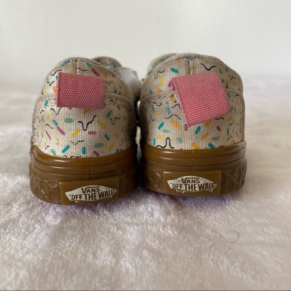Vans Asher V Toddler Ice Cream Cone Skater Shoes - Picture 5 of 9